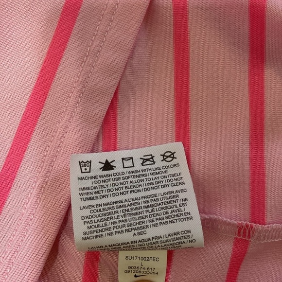 Nike,Dri-fit Pink Stripped BARBIECORE Short Sleeve T- Shirt Tee.Size-Large. - Picture 11 of 11
